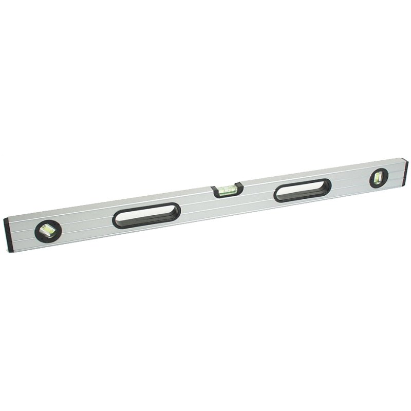 BRÜDER MANNESMANN spirit level, 3 vials, aluminium
