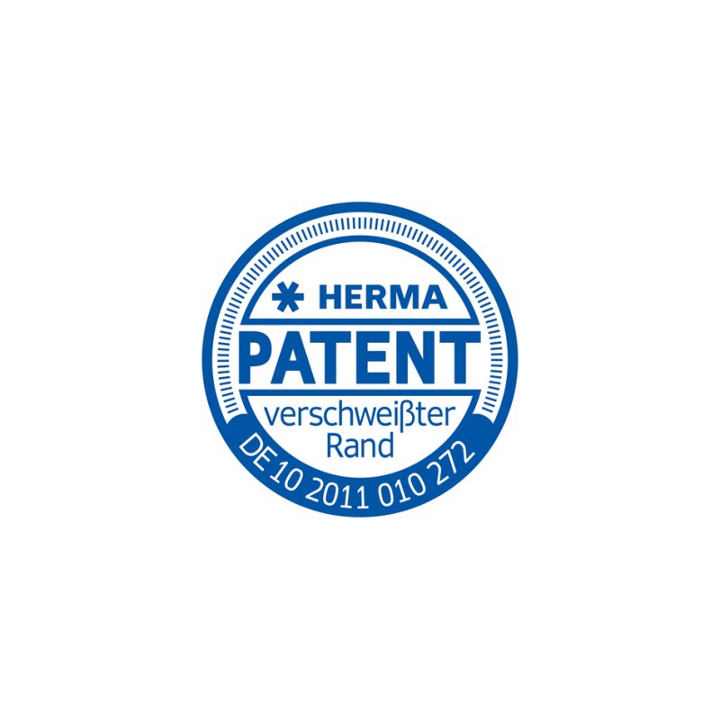 HERMA protège-livres transparent, bord bleu, 320×540 mm