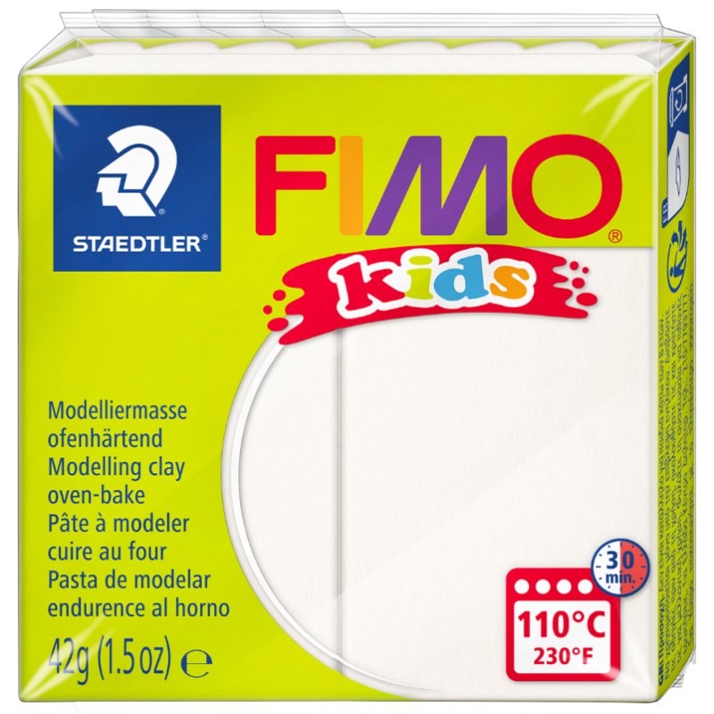 FIMO kids boetseerklei, ovenhard, bruin, 42 g