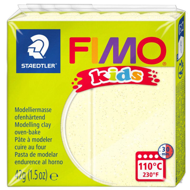 FIMO kids boetseerklei, ovenhard, bruin, 42 g