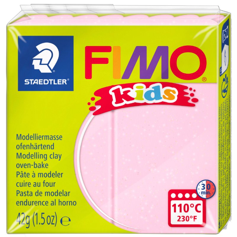 FIMO kids boetseerklei, ovenhard, bruin, 42 g