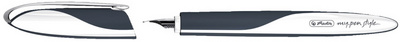 Herlitz vulpen my.pen style, Baltic Blue, medium punt, ergonomisch
