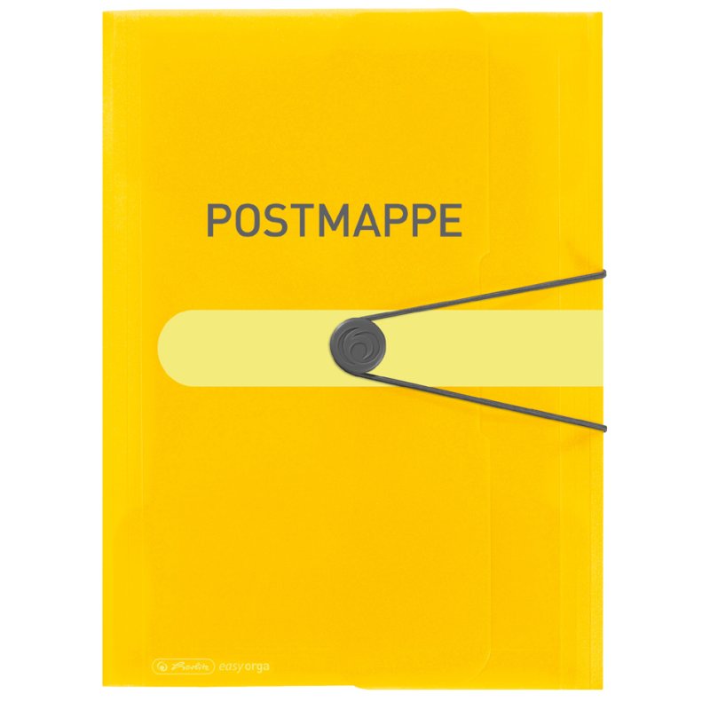 herlitz storage folder Easy Organised Travel, PP film, A4, yellow