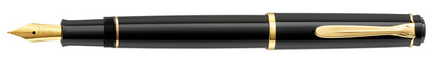 Pelikan vulpen P 200, zwart, fijn