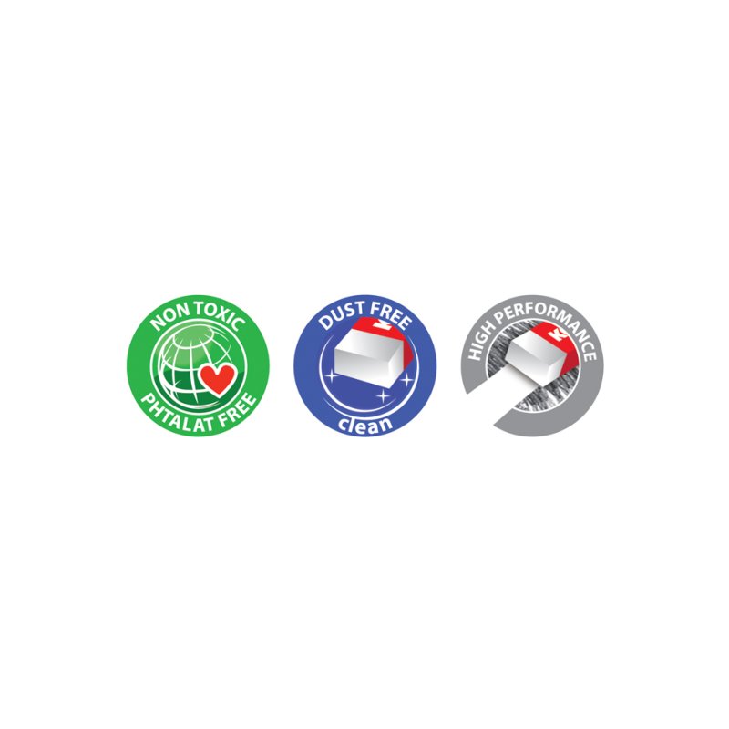 Kores gomme plastique KE30, 40 × 21 × 10 mm