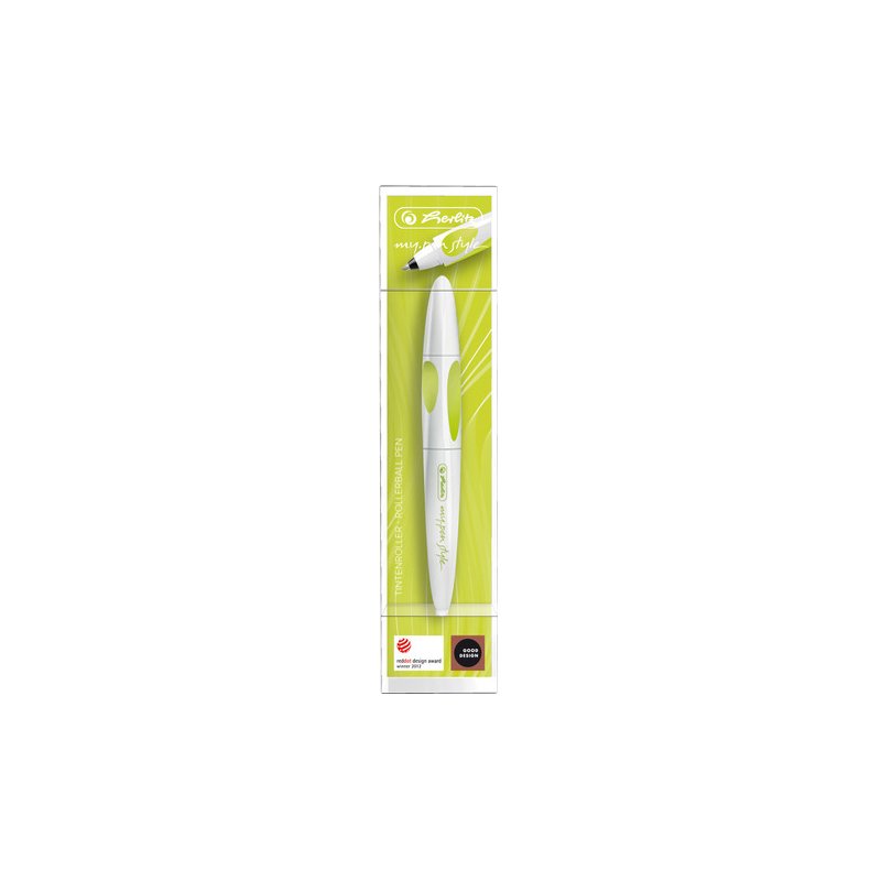 Herlitz recharges stylo roller, encre effaçable, bleu royal, 5 pièces