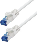 LogiLink Professional netwerkkabel Cat. 6A S/FTP, wit, 0,25 m