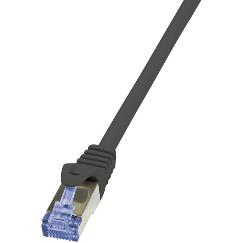 LogiLink Câble réseau professionnel Cat. 6A S/FTP, blanc, 0,25 m