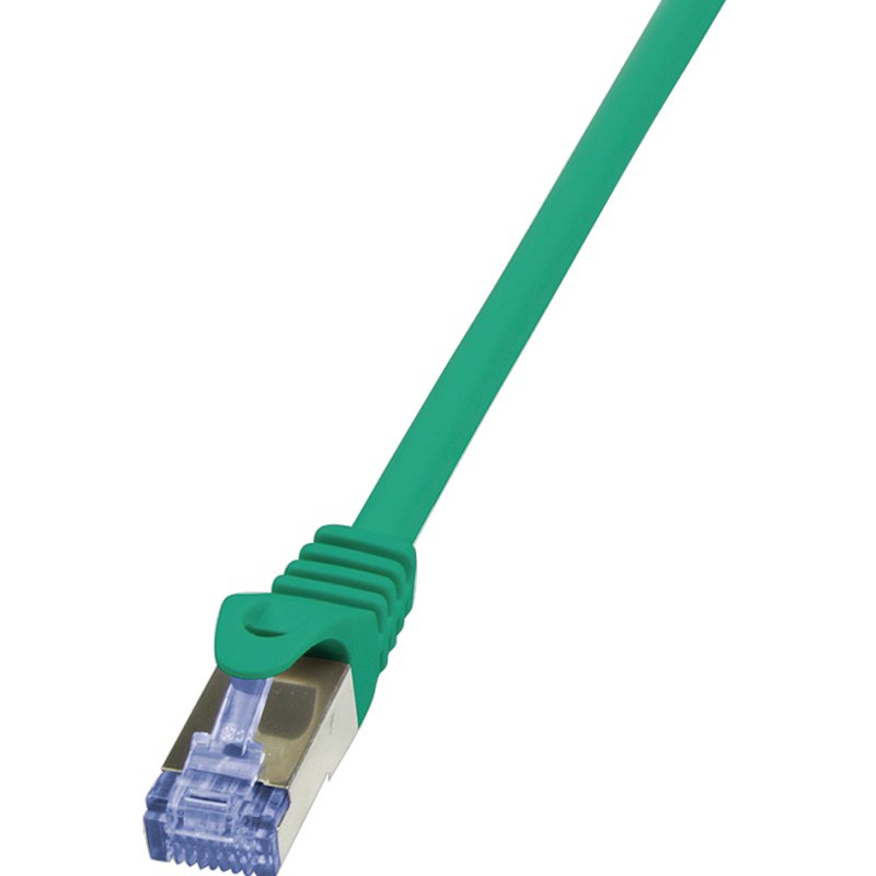 LogiLink Câble réseau professionnel Cat. 6A S/FTP, blanc, 0,25 m