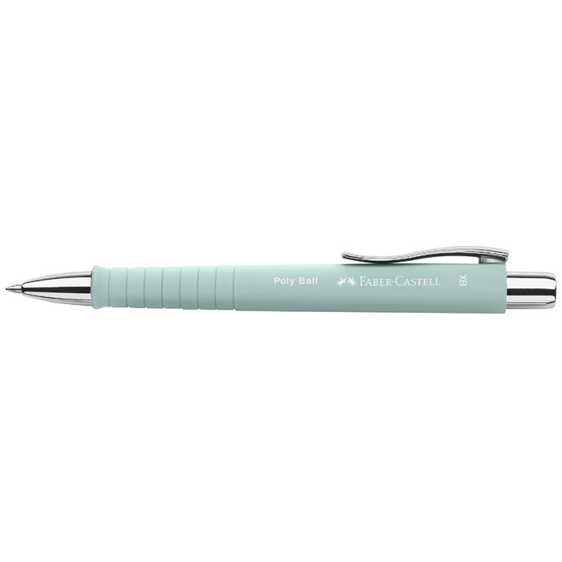 Faber-Castell stylo à bille POLY BALL XB, bleu caribic, 0,6 mm