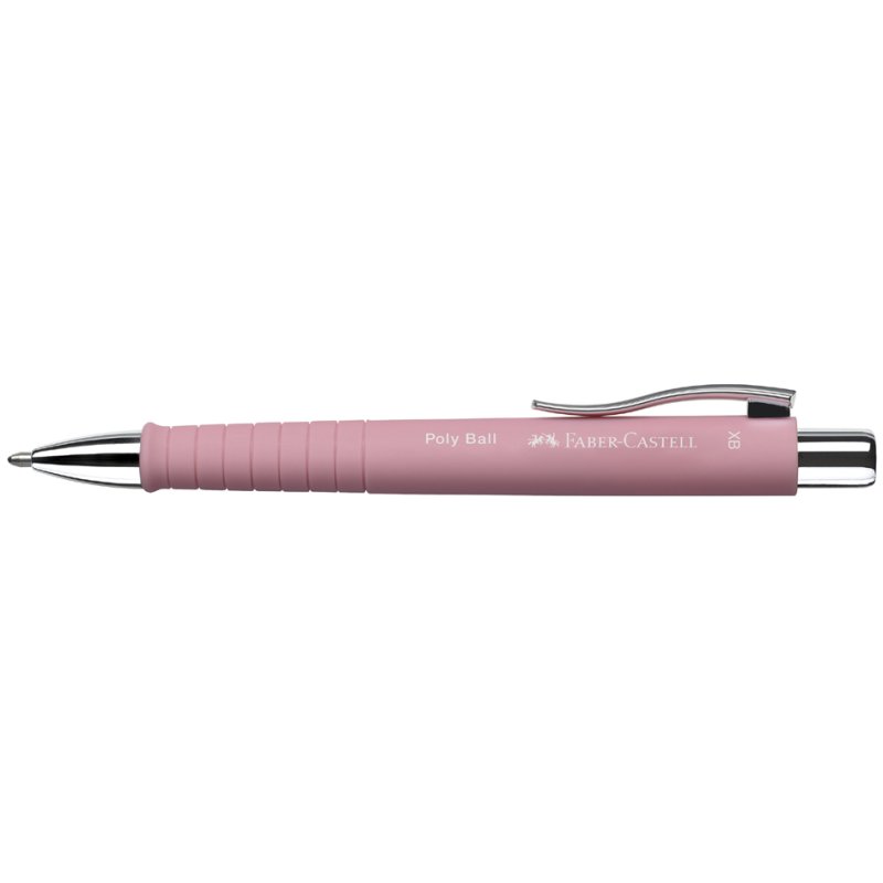 Faber-Castell stylo à bille POLY BALL XB, bleu caribic, 0,6 mm