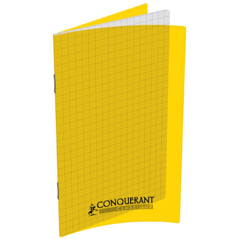 CONQUERANT CLASSIQUE bloc-notes quadrillé, rouge, 48 feuilles