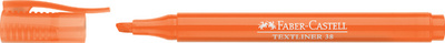 Faber-Castell markeerstift TEXTLINER 38, geel, keilpunt, 1,0-4,0 mm