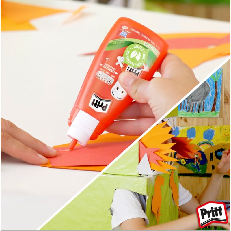 Pritt alleslijm oplosmiddelvrij, transparant, 100 g fles