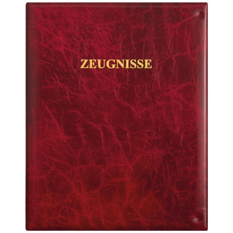 ROTH certificate folder Kuns ro, plastic, A4, dark red