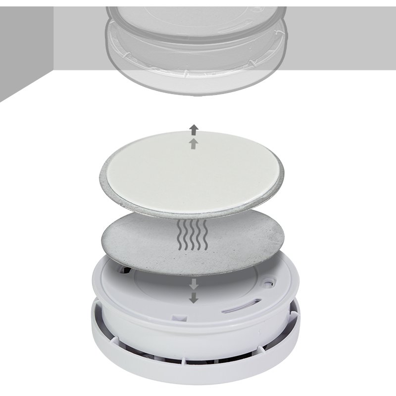 LogiLink support magnétique universel pour détecteurs de fumée, 70 mm, sans perçage