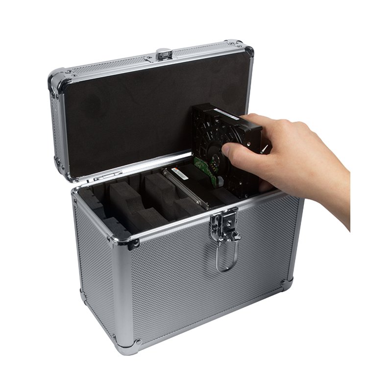LogiLink étui de protection pour 10 disques durs, 3,5 pouces, matériau ABS