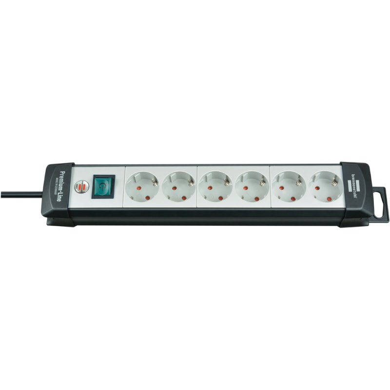 Brennenstuhl multiprise Premium-Line, 6 prises, gris clair, câble 3 m