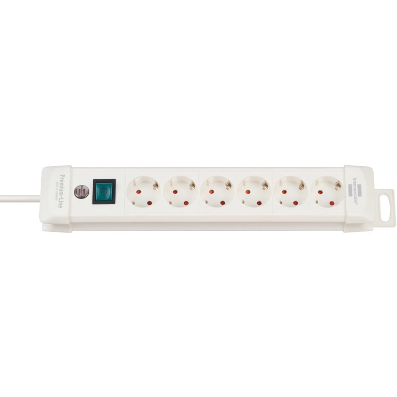 Brennenstuhl multiprise Premium-Line, 6 prises, gris clair, câble 3 m