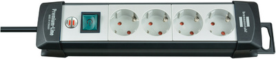 brennenstuhl stekkerdoos Premium-Line, 4-voudig, kinderveiligheid, 5 m kabel