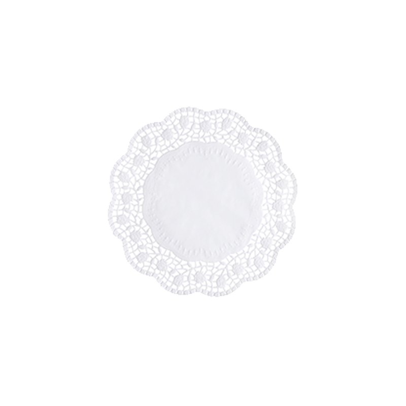 PAPSTAR napperons de gâteau ronds, diamètre 36 cm, blanc, 12 pièces