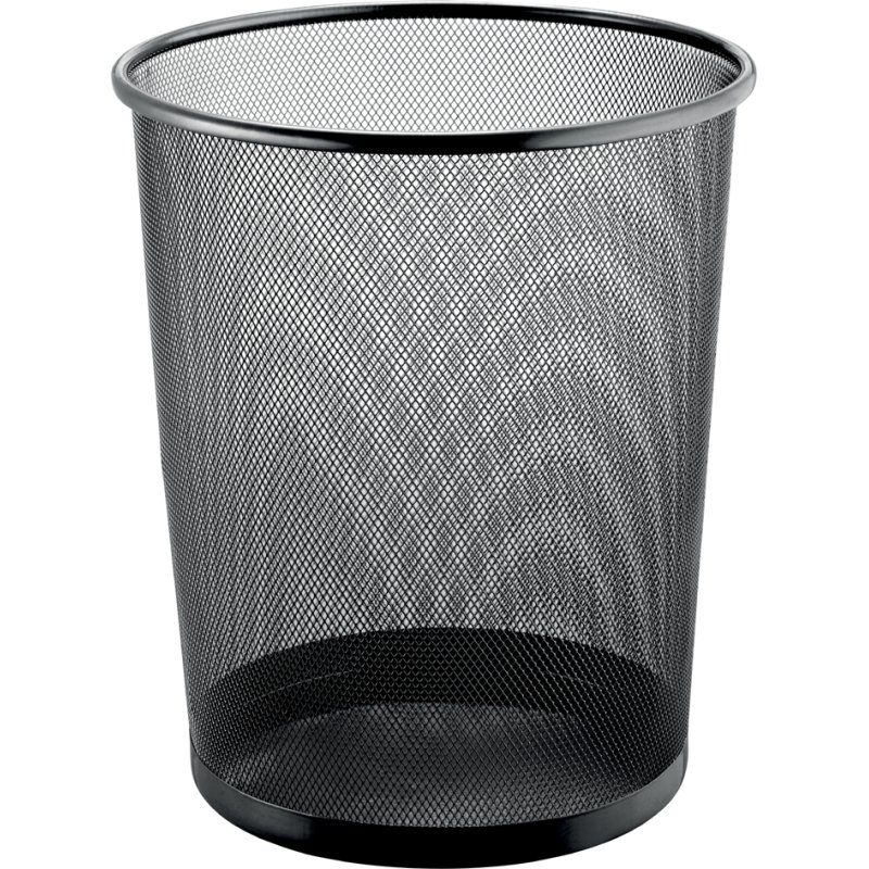 helit prullenbak The Circle Network, zwart, 15 liter, 267 mm diameter