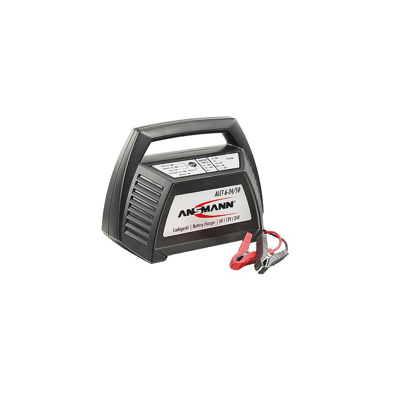ANSMANN acculader auto, 6/12/24 volt, 4,5-240 Ah, 10 A laadstroom