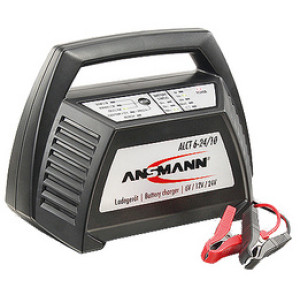 ANSMANN acculader auto, 6/12/24 volt, 4,5-240 Ah, 10 A laadstroom