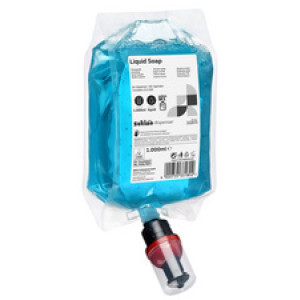 satino by wepa vloeibare zeep, navulzak, blauw, 1 liter
