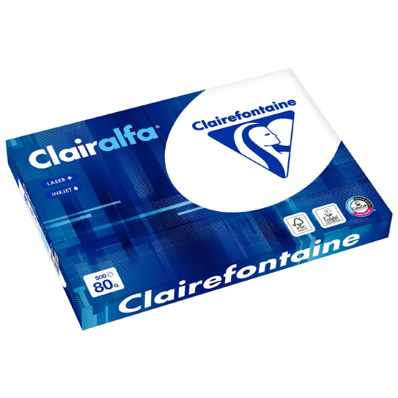 Clairefontaine papier multifonction A3, blanc extra, 120 g/m², 250 feuilles