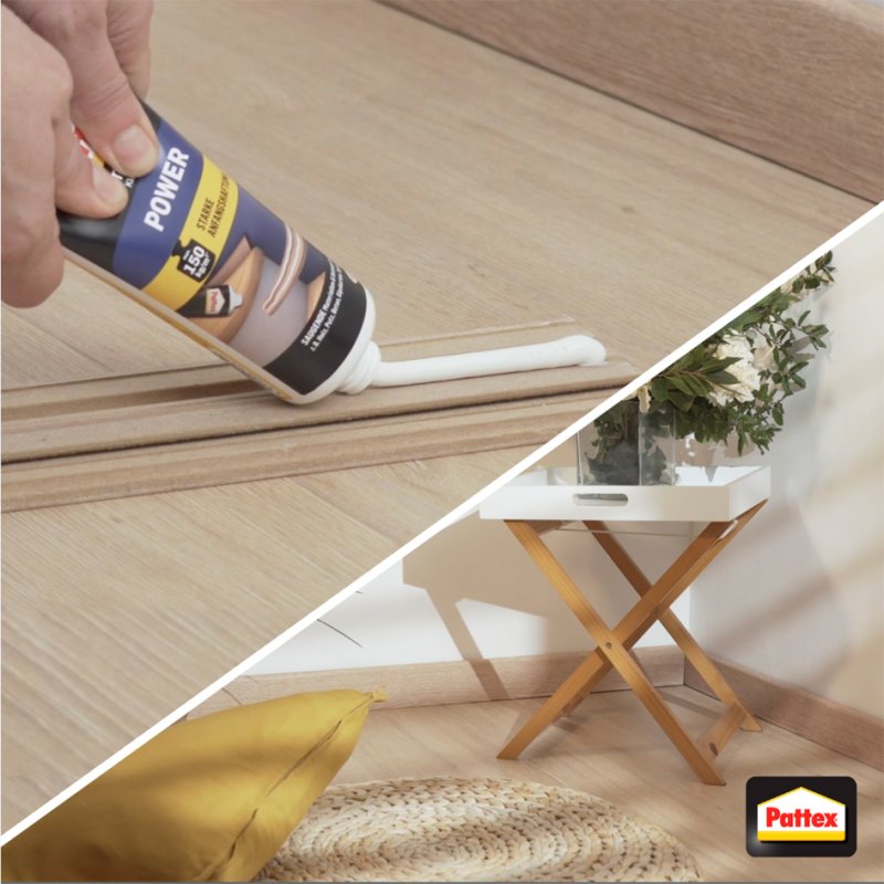 Pattex colle de montage POWER, blanc, tube 250 g