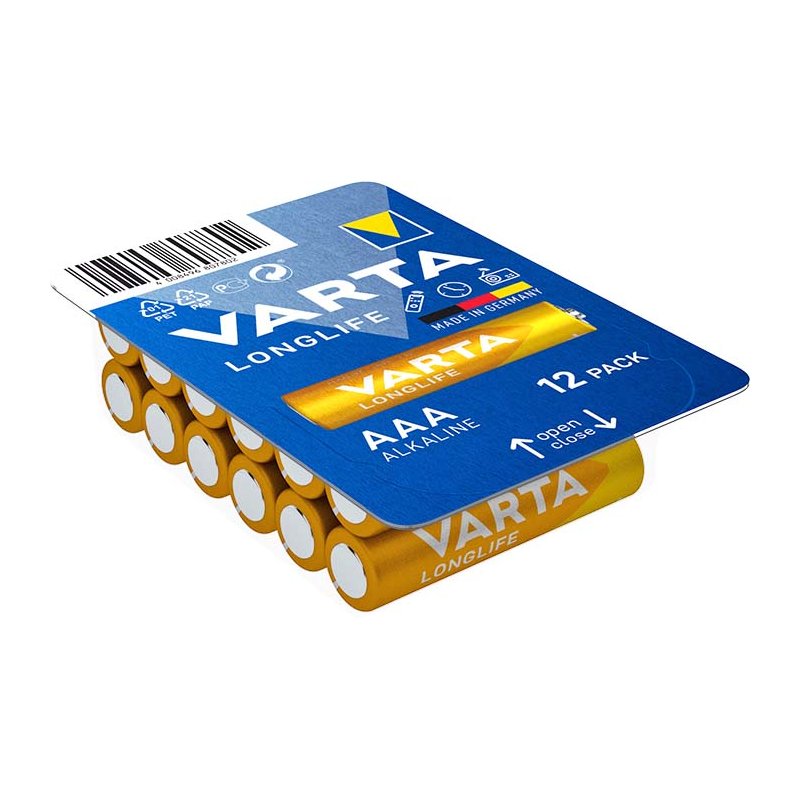 VARTA Alkaline batterijen AAA Longlife Big Box, 1,5 volt, 24 stuks