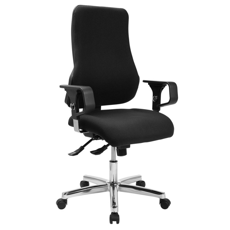 Topstar bureaustoel Sitness 55, blauw, ergonomisch, met armleuningen