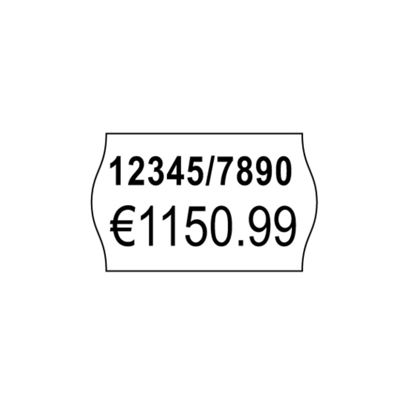 AVERY Zweckform étiquettes prix, 26×16 mm, rouge, 10 rouleaux de 1200 pièces