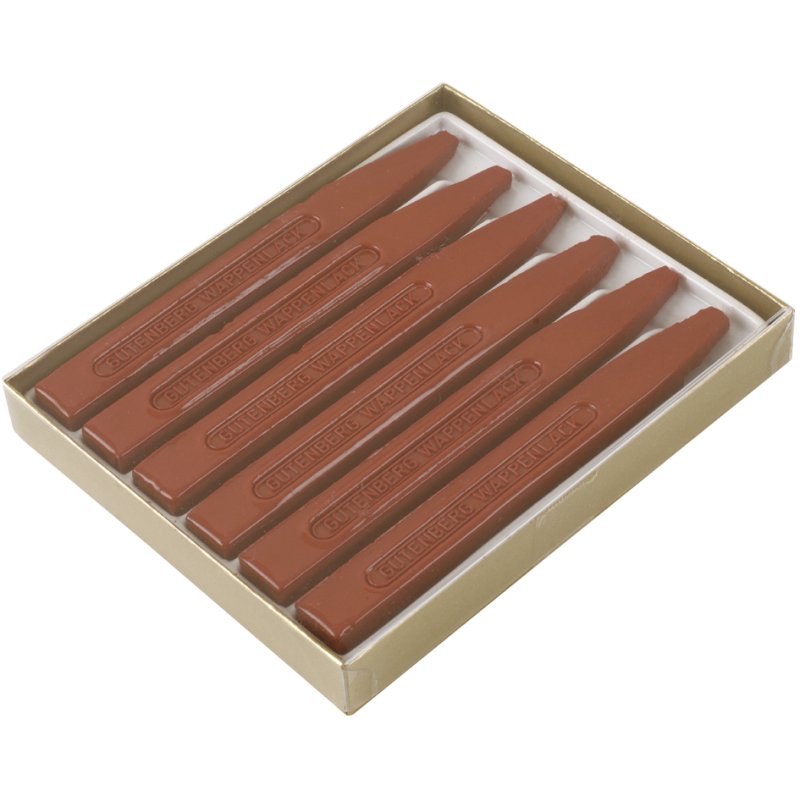 Gutenberg cire à cacheter cirage à sceau, assorties colorées, 20 bâtons