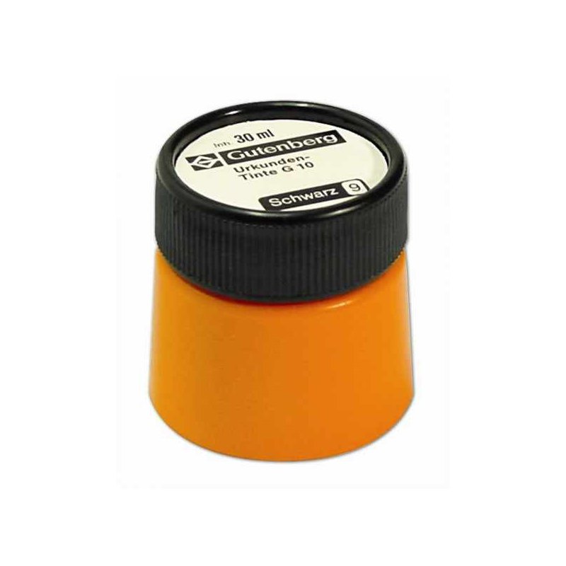 Gutenberg encre pour documents, indélébile, noir, 30 ml