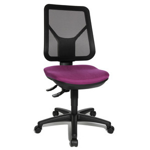 Topstar bureaustoel Ergo Net, racerood, netbekleding, 110 kg