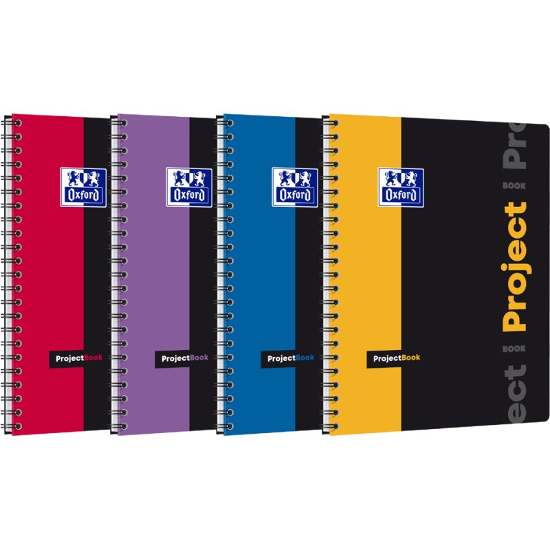 Oxford Bloc Projet Étude, A4+, quadrillé, 100 feuilles