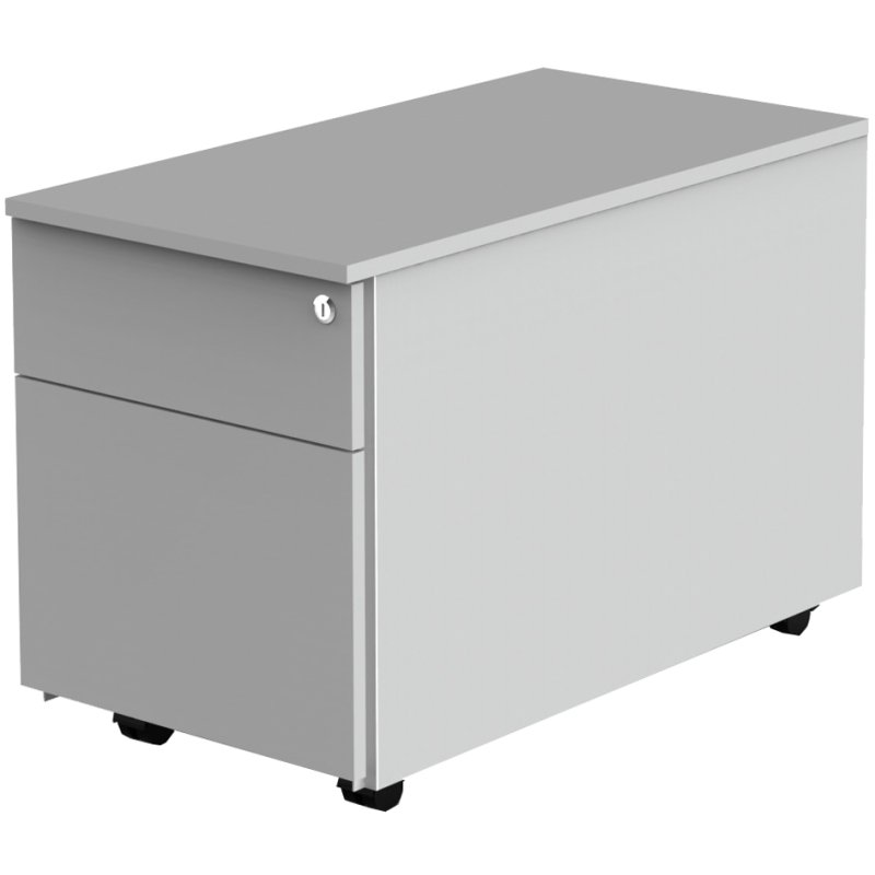 Kerkmann caisson roulant, 3 tiroirs, blanc, 420×800×540 mm