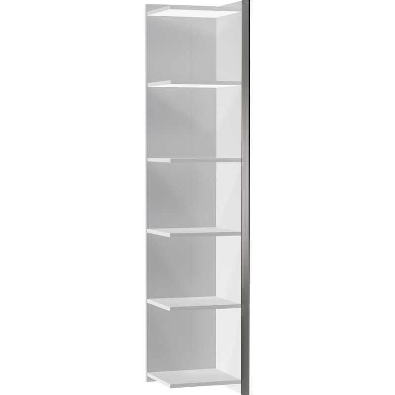 kerkmann jeu de portes de façade, 2 hauteurs classeurs, blanc, verrouillable