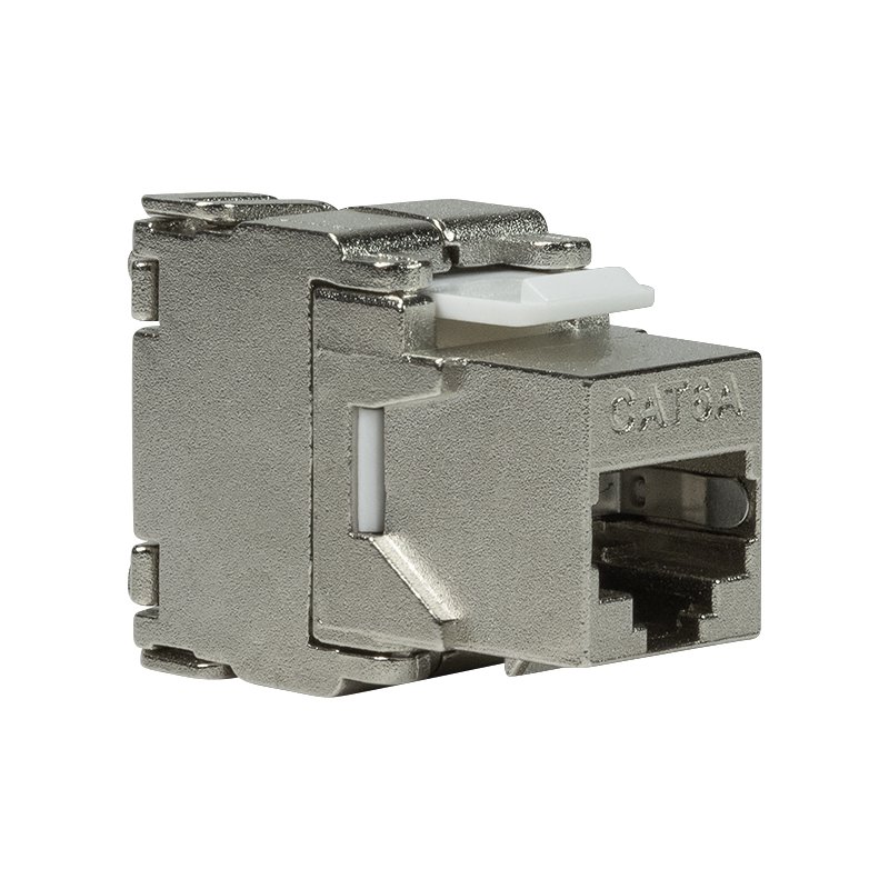 LogiLink Keystone Mo connection module, tool-free, grey, 500 MHz