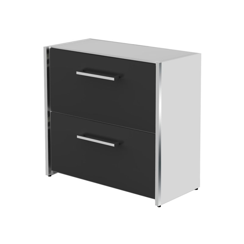 kerkmann ensemble de portes AVETO, verrouillable, gris clair, 76×70 cm