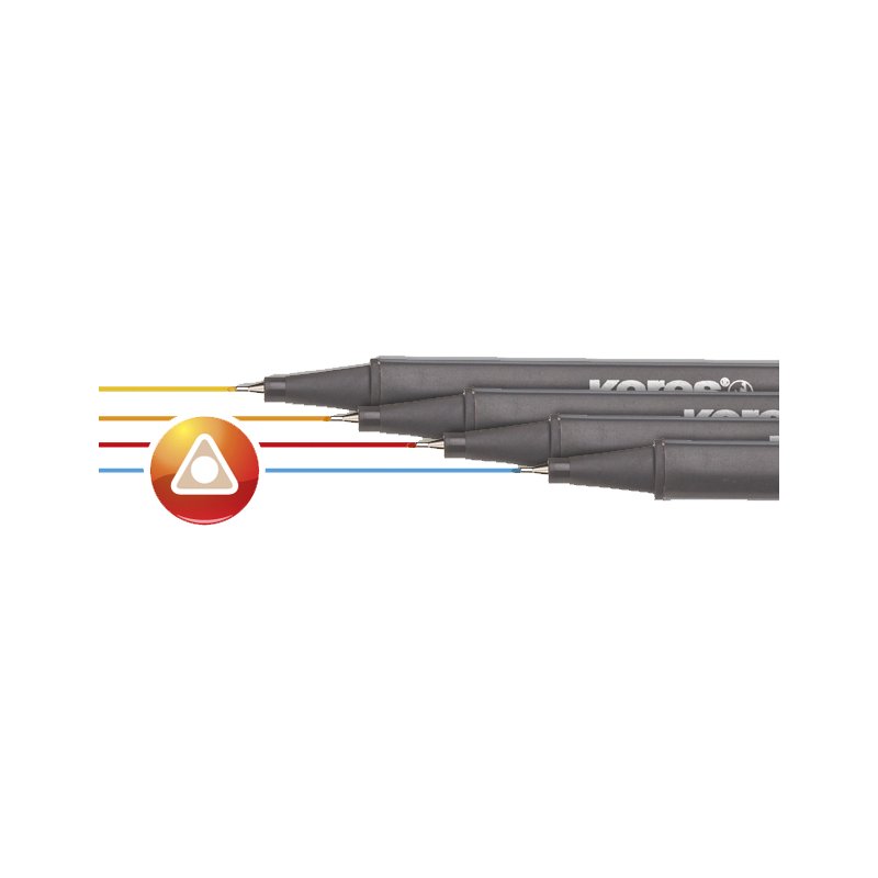 Kores fineliner K-Liner, 0,4 mm, vert