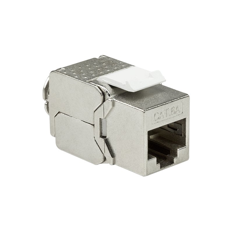 LogiLink Module de raccordement Professional Cat.6A classe EA, gris, blindé