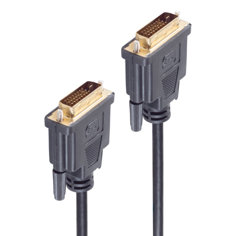 shiverpeaks Câble DVI DVI-D 24+1, 1,5 mètre, noir