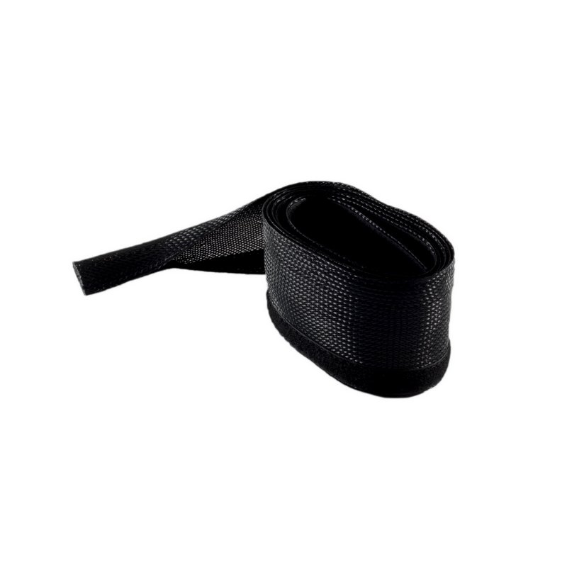shiverpeaks gestionnaire de câbles, noir, 5 mètres, velcro