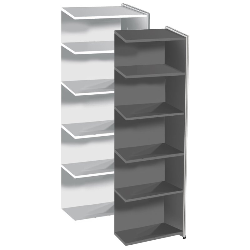 kerkmann armoire ARTLINE, 5 hauteurs de classeur, 800×380×1850 mm, blanc