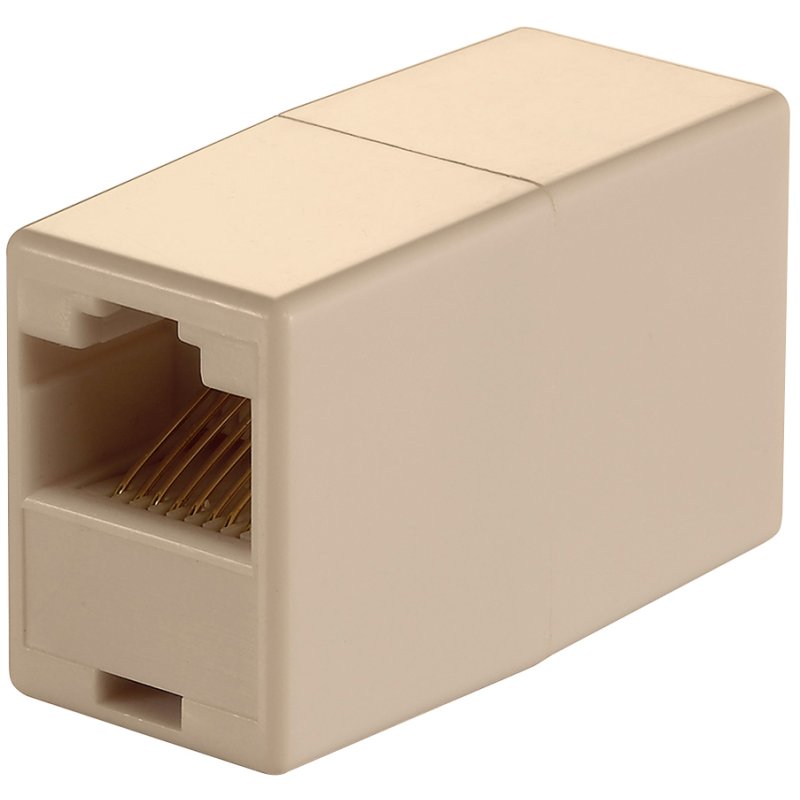 LogiLink Professional modulaire inlijnadapter, RJ45, beige