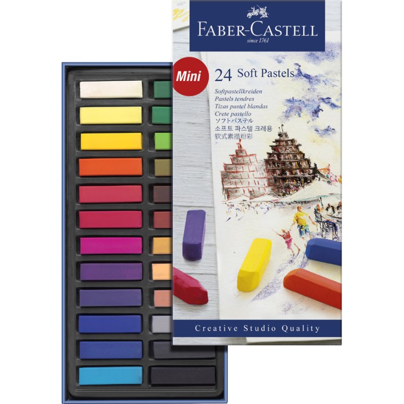 Faber-Castell pastels tendres Creative Studio, 48 pièces