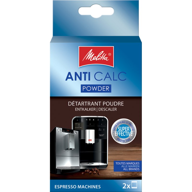 Melitta descaling powder Anti Calc, coffee machines, 2×40 g